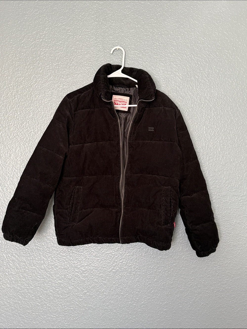 Levi’s Black Puffer Jacket - Corduroy Style
